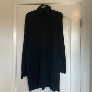 Turtleneck mini dress